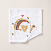 Bohemen - Liefde- en Rainbows Bad Handdoek (Wasdoekje)
