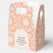 Bohemen marokkaanse waterverf pastelverjaardag bedankdoosjes (Geopend)