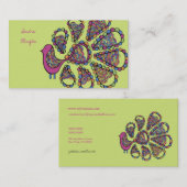 Bohemen Mode Business Profile Card Visitekaartje (Voorkant / Achterkant)