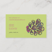 Bohemen Mode Business Profile Card Visitekaartje (Achterkant)