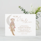 Bohemen over het Baby shower van het Beer van de m Kaart (Staand voorkant)