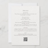 Bohemen Pampas Grass All-in-One Weddenschap Kaart (Achterkant)