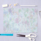 Bohemen pastel roze lavendel blauwgroen bloemstrep tissuepapier (Craft)