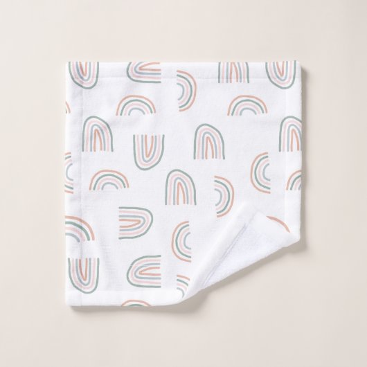 Bohemen regenboogpatroonbadhanddoekset bad handdoek (Wasdoekje)