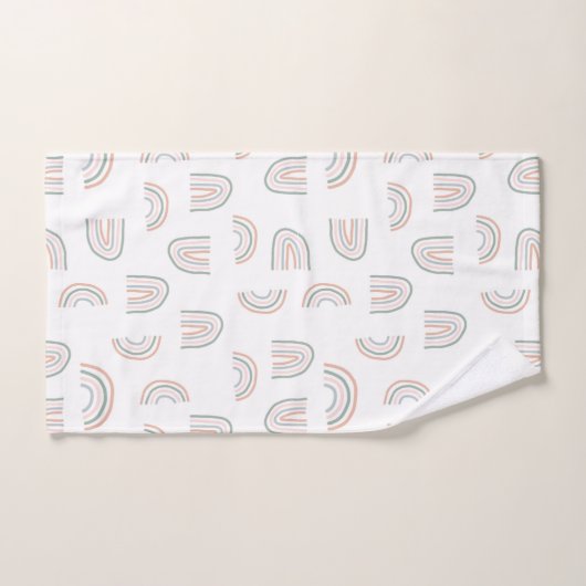 Bohemen regenboogpatroonbadhanddoekset bad handdoek (Handdoek)