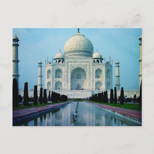 Bohemen reizen India Agra  Taj Mahal Briefkaart (Voorkant)