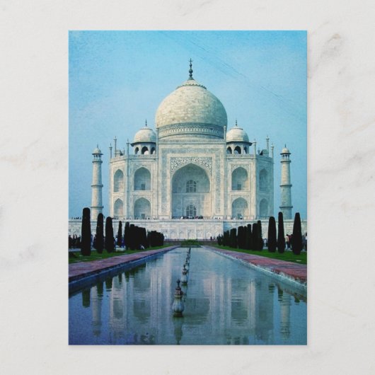 Bohemen reizen India Agra Taj Mahal Briefkaart (Voorkant)