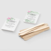 Bohemen Roos Roze goud bruin huwelijk Handwaaier (Niet-gemonteerd)