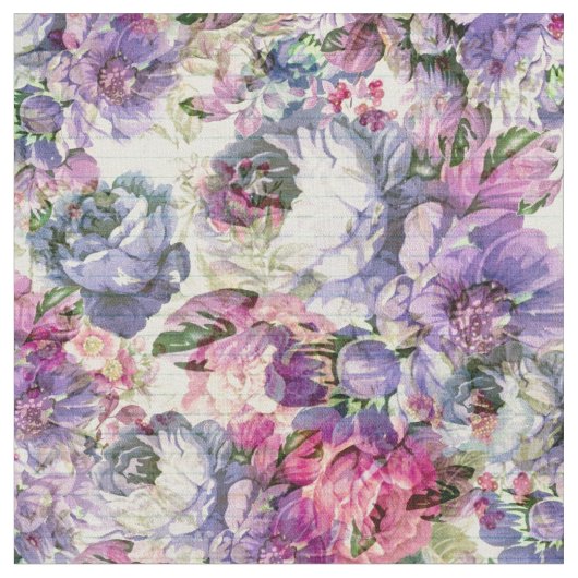  bohemen roze lavendel floraal stof (Close Up)