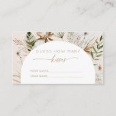 Bohemen strand raden hoeveel kisses brudal game informatiekaartje (Voorkant)