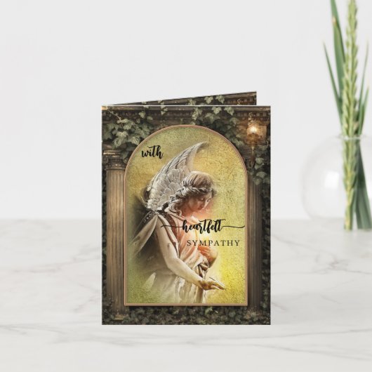 Bohemen Sympathie Foto condoléances Kaart (Voorkant)