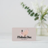 Bohemen Tattoo Hand Nail Art Salon Visitekaartje (Staand voorkant)