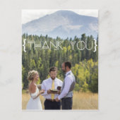 Bohemen Tribal Dank je Briefkaart (Voorkant)