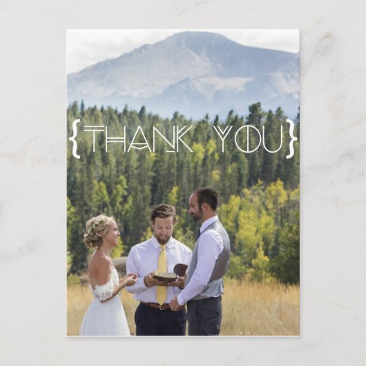 Bohemen Tribal Dank je Briefkaart (Voorkant)