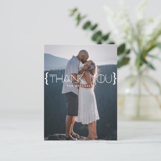 Bohemen Tribal Dank je Briefkaart (Staand voorkant)