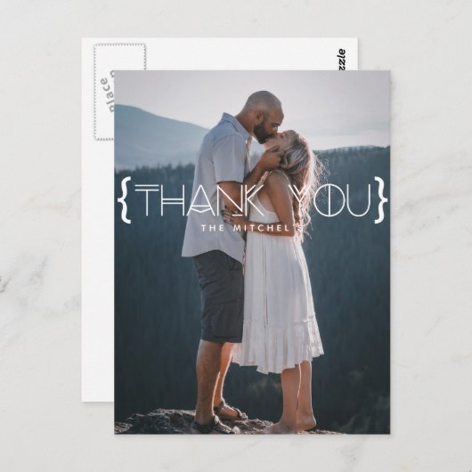 Bohemen Tribal Dank je Briefkaart (Voorkant / Achterkant)