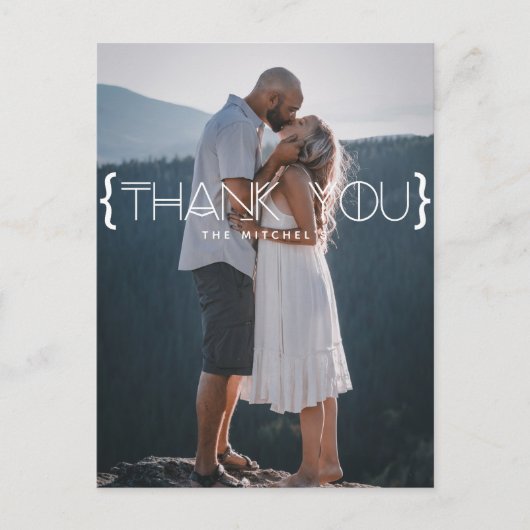 Bohemen Tribal Dank je Briefkaart (Voorkant)