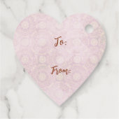 Bohemen Valentijn Whimsey 3D JUBILEUM WEDDING Bedankjes Labels (Achterkant)