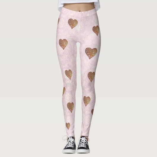 Bohemen Valentijn Whimsey 3D Leggings (Voorkant)