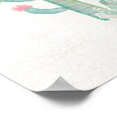 Bohemen Waterverf Cactus Poster (Hoek)