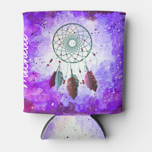 Bohemen Waterverf Space Nebula Dream Catcher Blikjeskoeler (Voorkant)
