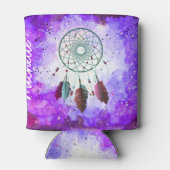 Bohemen Waterverf Space Nebula Dream Catcher Blikjeskoeler (Achterkant)