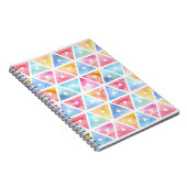 Bohemen Waterverf Triangles Notitieboek (Rechterzijde)