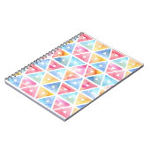 Bohemen Waterverf Triangles Notitieboek (Linkerzijde)
