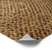 bohemen - western land - burlap en kant poster (Hoek)