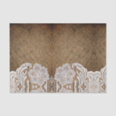 bohemen - western land - burlap en kant tissuepapier (Voorkant)