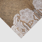 bohemen - western land - burlap en kant tissuepapier (Detail)