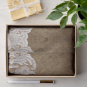 bohemen - western land - burlap en kant tissuepapier (Geschenk)