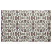bohemen witte bruine rotsroos floral stof (Yard (91,4 cm))