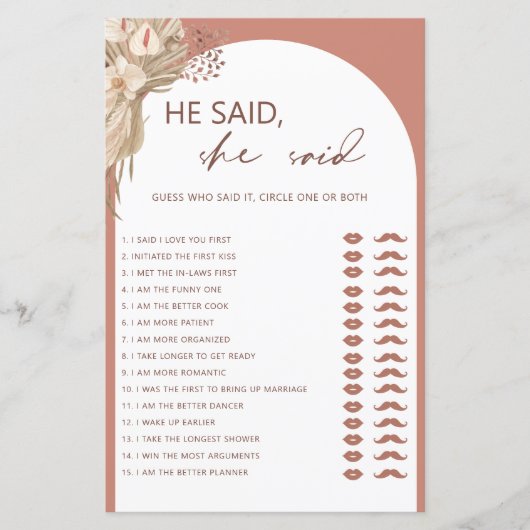 Bohemen zei dat ze vrijgezellenfeest game zei (Voorkant)