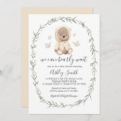 Bohemens Beer Baby shower Kaart (Voorkant / Achterkant)