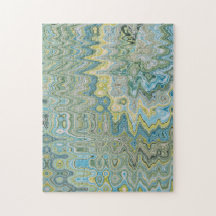 Bohemia Blue Jigzaag Puzzle