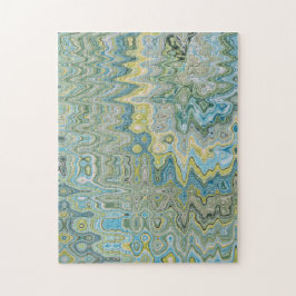 Bohemia Blue Jigzaag Puzzle Legpuzzel