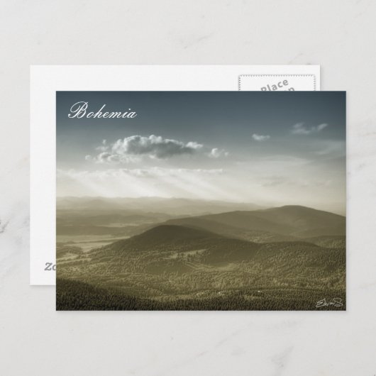 Bohemia briefkaart (Voorkant / Achterkant)