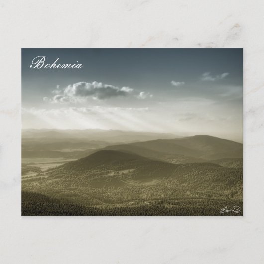 Bohemia briefkaart (Voorkant)