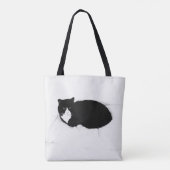 Bohemia Cat Canvas tas (Achterkant)