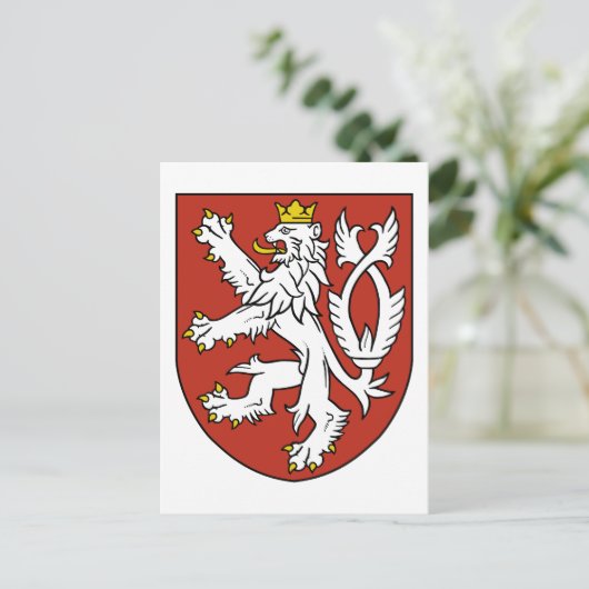 bohemia emblem briefkaart (Staand voorkant)