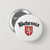 Bohemia Flag 2 Ronde Button 5,7 Cm (Voorkant /achterkant)