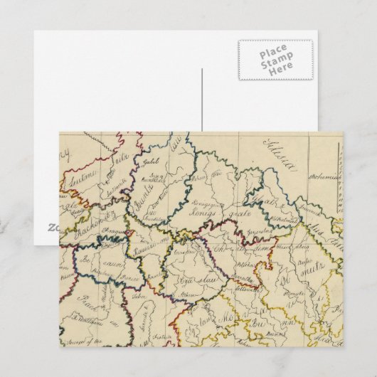 Bohemia, Moravië, Oostenrijkse Silezië Briefkaart (Voorkant / Achterkant)