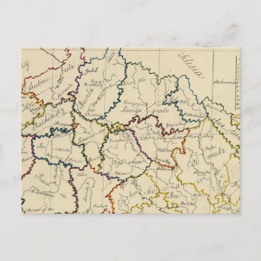 Bohemia, Moravië, Oostenrijkse Silezië Briefkaart (Voorkant)
