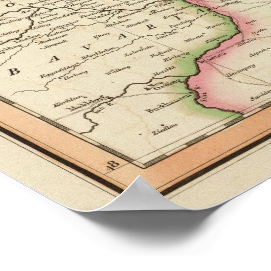 Bohemia, Moravië Poster (Hoek)