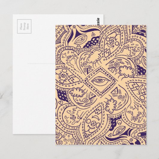 Bohemia Persian Briefkaart (Voorkant / Achterkant)