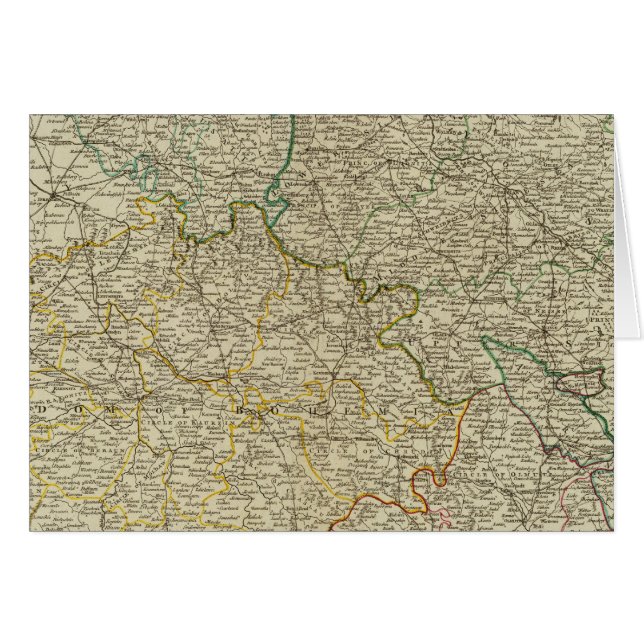 Bohemia, Silezië, Moravië, Lusatia (Voorkant Horizontaal)