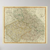 Bohemia, Silezië, Moravië, Lusatia Poster (Voorkant)