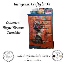 Bohemia Tapijt Hippie Decoupage Tissuepapier