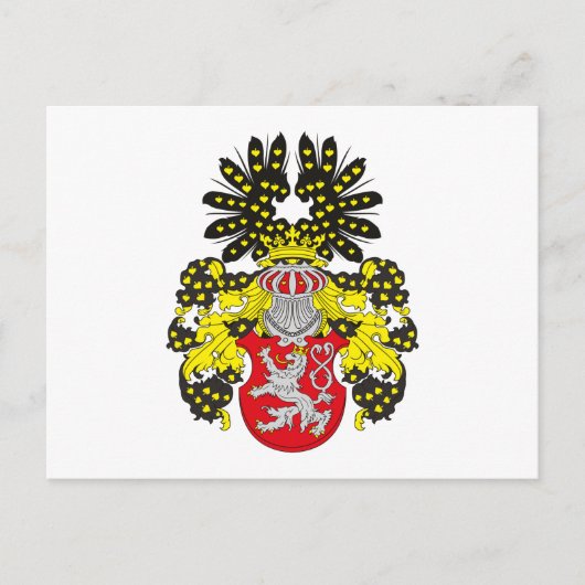 Bohemia Wapenmunt (19e eeuw) Briefkaart (Voorkant)
